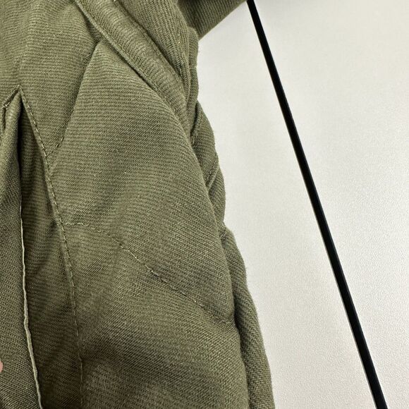 Aritzia Wilfred Free Green Quilted Cotton Bomber Jacket Womens Sz XS - Picture 8 of 10